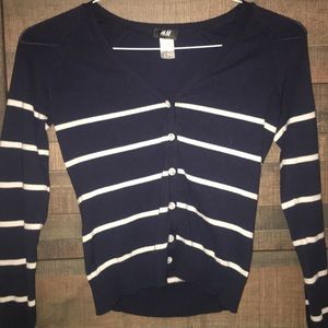 Trendy stripped H&M top (worn once)